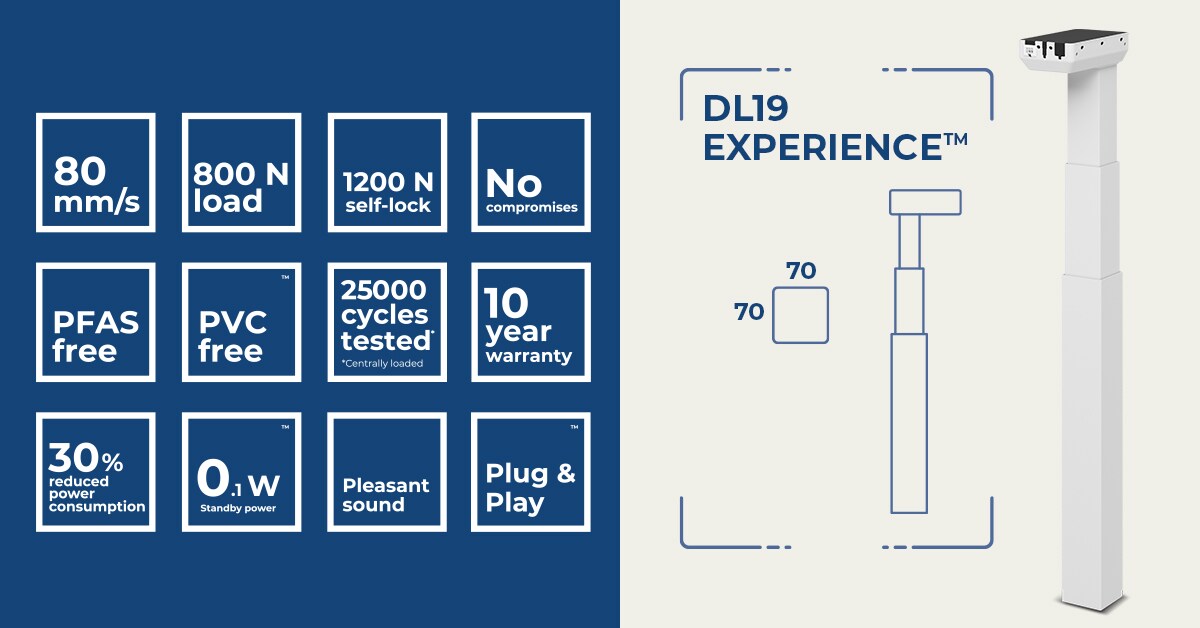 DL19 EXPERIENCE – Next level in lifting columns